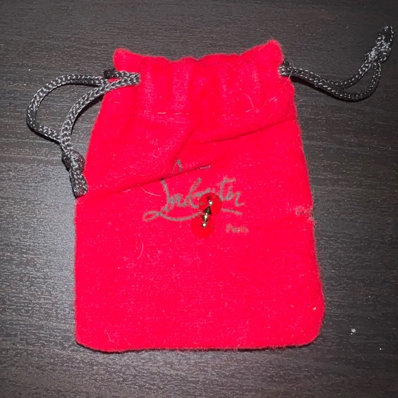 Christian Louboutin gold spikes. - Picture 1 of 3